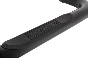 Chevrolet Silverado Nerf Bars - Dee Zee - 3 in. Round Black Steel - Black - `14-`19